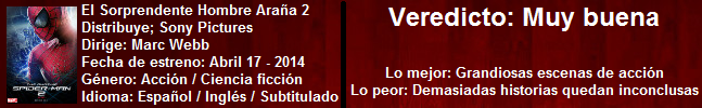 LetreroAmazingSpiderman2