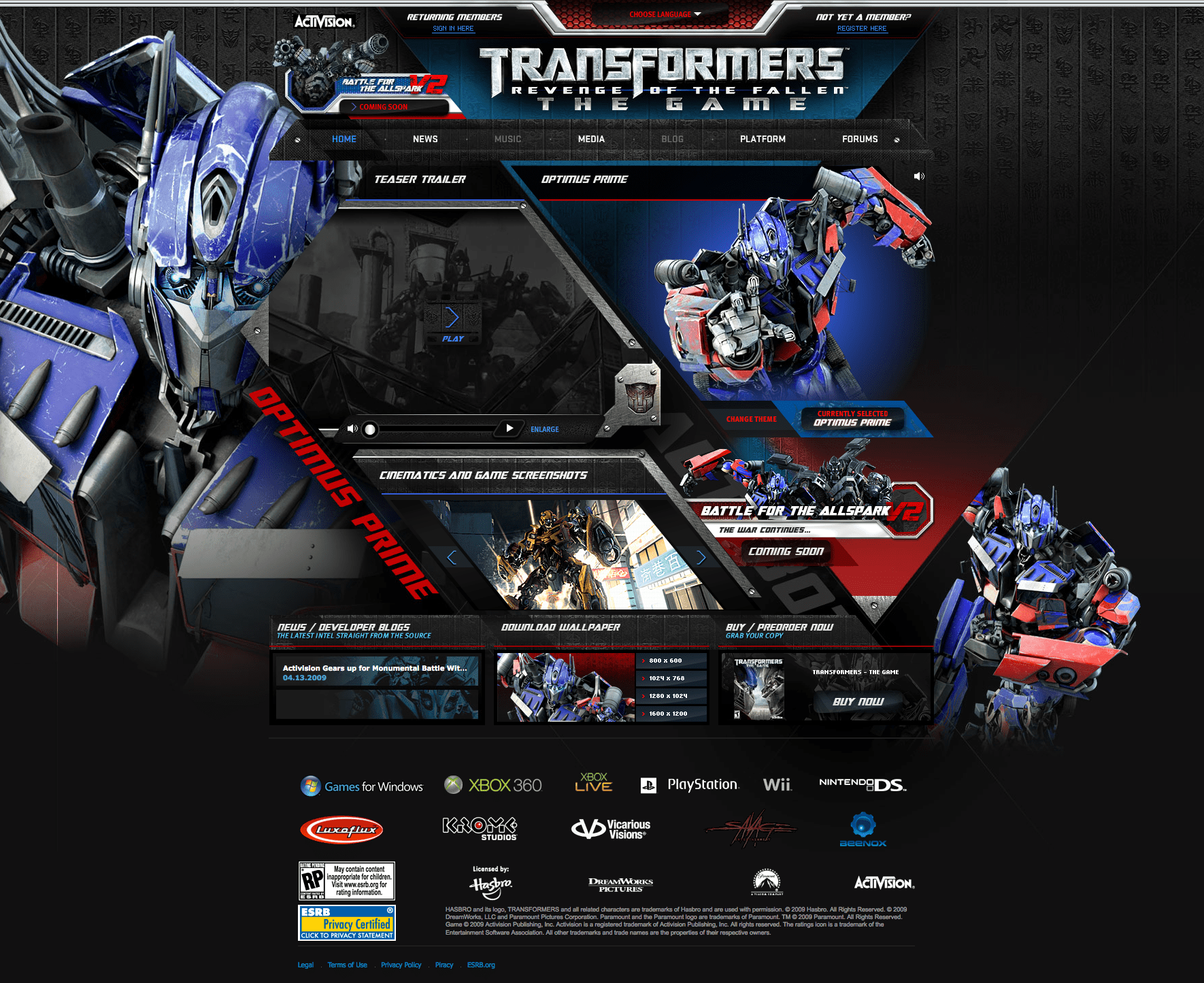 Transformers The Game 3