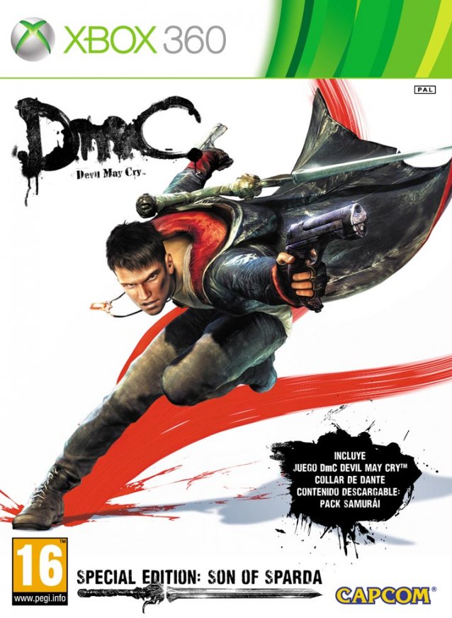 Esta es la portada de la edición especial de DmC ‘Son of Sparda’